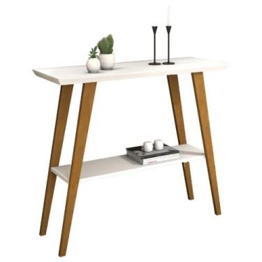 Imagem de Aparador Buffet Retrô Hall Entrada Mesa De Canto Decorativa Para Sala 