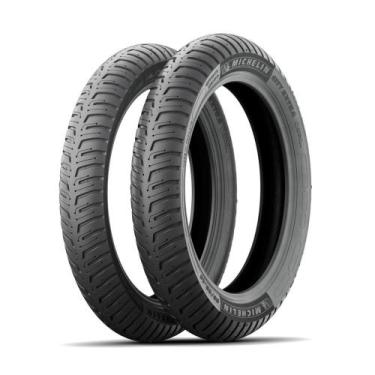 Imagem de Par Pneu Michelin 80/100-18 + 100/80-18 City Extra