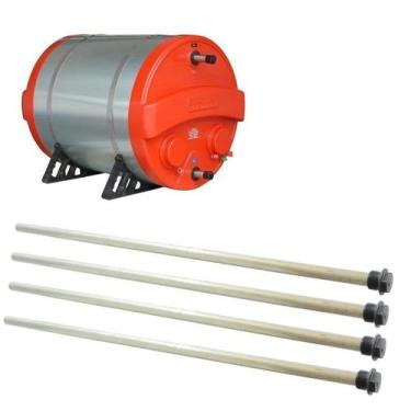 Imagem de 4 Bastões Anodo Sacrifício Aquecedor Solar Boiler 3/4 75cm - AZ135