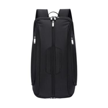 Imagem de RNXRZANK Mochila para Pickleball, Bolsa de Tênis, Capa para Raquete, Bolsa de Transporte Portátil, Bolsa de Mão à Prova D'água com Compartimento para Sapat, Preto