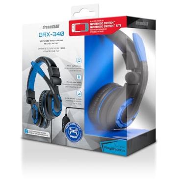 Imagem de Dreamgear 57330 Fone De Ouvido Headset Grx-340 Para Playstation 4/5 Preto E Azul - Playstation_4
