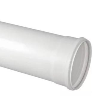 Imagem de Cano Tubo Pvc Esgoto Branco 200mm 1 Metro Hidráulico - FORTLEV