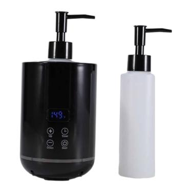 Imagem de FashionCha Aquecedor digital de óleo de massagem, loção aquecida, creme, temperatura ajustável, massagem, aquecimento rápido com dispensador de óleo, Preto