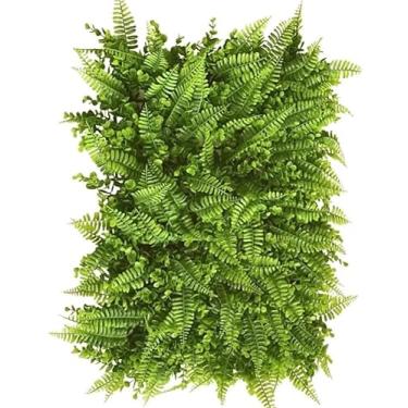Imagem de Kit Placas De Samambaia Eucalipto 40 x 60cm Muro Inglês Jardim Vertical (10 Unid)