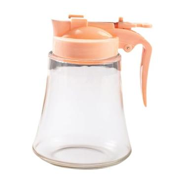 Imagem de WeiLaiKeQi Garrafa dispensadora de óleo, garrafa para xaropes de vinagre, acessórios de cozinha multiuso, recipiente prático para óleo para churrasco, Rosa