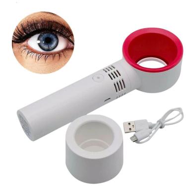 Imagem de Ventilador Portátil Sem Fio Recarregável Secagem Cola Cílios