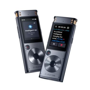 Imagem de iFLYTEK Gravador de voz AI com reprodução, transcrição de voz para texto e resumo inteligente para palestras, entrevistas, conferências e advogados