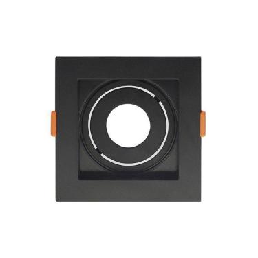 Imagem de Spot Recuado De Embutir Quadrado Móvel Mr11 Preto Taschibra