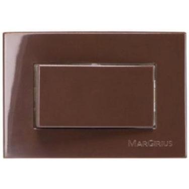 Imagem de Interruptor Para Embutir Em Móvel Marrom Sleek