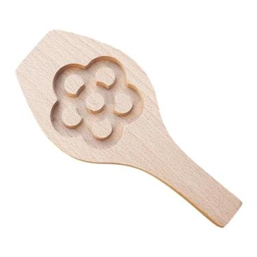 Imagem de KiBcsLic Modelo de pastelaria de madeira, ferramenta para assar lanches, presente de restaurante, acessórios práticos de cozinha, máquina de fazer donuts, Style B