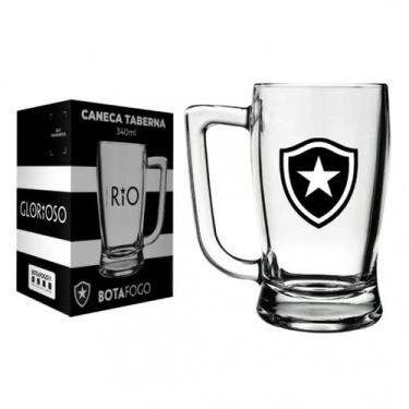 Imagem de Caneca Times Cerveja 340ml Vidro Chopp Flamengo Corinthians Santos Tab