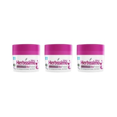 Imagem de Herbissimo Creme 55G Bio Protect Hibisco - Kit Com 3Un