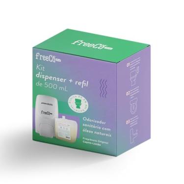 Imagem de Freecô Pro Bloqueador De Odores Sanitários - Dispenser Branco + Refil 500ml