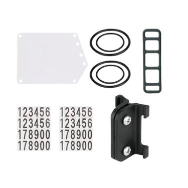 Imagem de KiBcsLic Suporte para placa de ciclismo, suporte para número de corrida de ciclismo, clipe de para cartões de bicicleta, de canote de selim versátil para