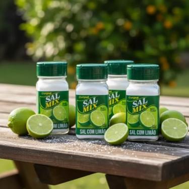 Imagem de Tempero Sal com Limão, Kit com 4 Potes de 140g cada