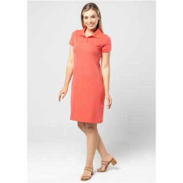 Imagem de Vestido Básico Pau a Pique Polo Coral
