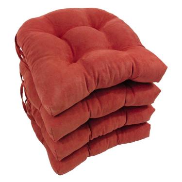 Imagem de Almofada de cadeira Blazing Needles Microsuede 40x40cm Cardinal Red