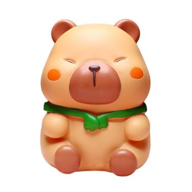 Imagem de Banco de moedas de PVC Capybara Adorable Home Cofrinho 18 cm