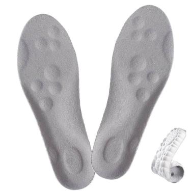 Imagem de Palmilha Ortopedica Ergonomica Anatomica Calçado Tenis Sapato Atividade Fisica Academia Exercicio Caminhada Corrida