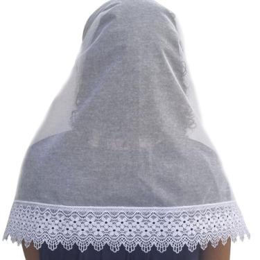 Imagem de Véu ccb fiorela congregação cristã no brasil - Véus da Fer, Branco, Qu