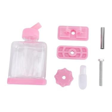 Imagem de HEEPDD Dispensador Automático de água para Pássaros, Grande Capacidade, Sem Design de Gotejamento, Garrafa de água para Pássaros Montada Em Gaiola Com Plástico Resistente para (Rosa)