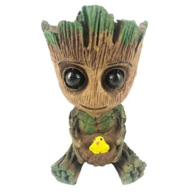 Imagem de Baby Groot Vaso Guardiões Da Galáxia passarinho.
