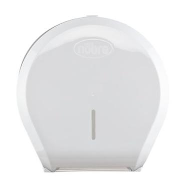 Imagem de Dispenser para Papel Higiênico Rolão (300m e 500m) – Porta Rolo Institucional para Banheiros de Alto Tráfego – Disponível em Preto e Branco