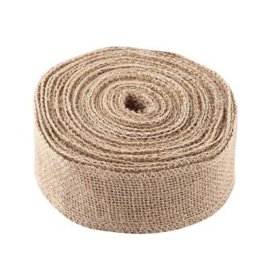 Imagem de Generic Corredor de Mesa Com Fita de Serapilheira de Hesse Rústica de 10 M, Tecido de Juta Elegante e Reutilizável para Decoração de Casamento e Festa, 393,70" de Comprimento para Projetos de (#01)