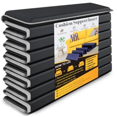 Imagem de LAVEVE Suporte de almofada de sofá resistente para assento flácido, placa de suporte de sofá de 51 x 203 cm, substituição de almofada de placa de madeira grossa, fixa assentos flácidos e prolonga a