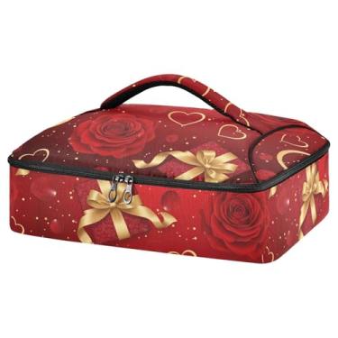 Imagem de CEBUGI Caçarola isolada para alimentos quentes ou frios, porta alimentos isolados para festas potluck/piquenique/churrascos, serve para 23 x 33 cm