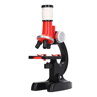 Imagem de Cryfokt Brinquedo Microscópio Infantil 400x Alta Ampliação LED Lente Angular de Luz Conjunto de Ferramentas Científicas Educacionais para Crianças