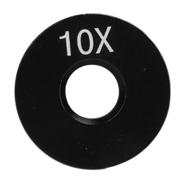 Imagem de Cryfokt Ocular de Microscópio Transparente 10X para Observação de Ciência e Educação, Ocular de Vidro óptico de Liga de Alumínio para Microscópios Biológicos, Compacta e Portátil para Experimentos