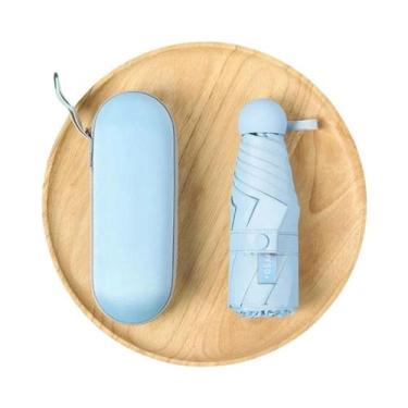 Imagem de Guarda-chuva Mini Dobrável Para Mulheres Com Proteção UV Design Portát
