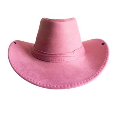 Imagem de Chapéu Boiadeira Infantil Camurça Unissex Country Vaquejada Ana castel