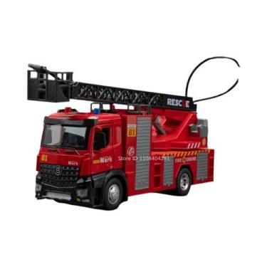 Imagem de Caminhão De Lixo Elétrico Em Escala 1:18 Com Tanque De Água, Luz E Som