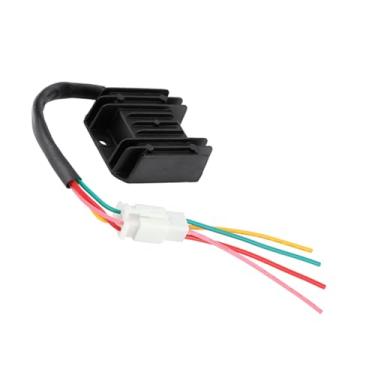 Imagem de Generic Retificador Regulador de Tensão para Moto Barco Motor Atv Gy6 50 Scooter, Características Estáveis, Substituição Perfeita, Longa Vida útil