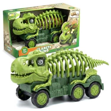 Imagem de Caminhão Dinossauro De Brinquedo Interativo Com Luz e Som Divertido In