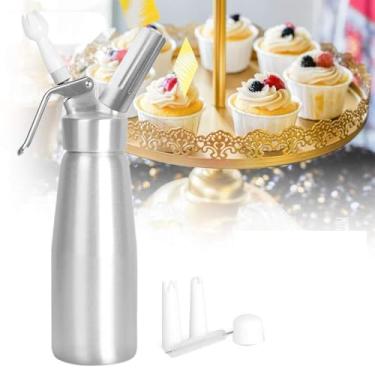 Imagem de Batedor de Creme Profissional Alumínio à Prova Vazamentos para Sobremesas Sofisticadas Padeiro e Buffet Ideal Cozinhas Domésticas Comerciais