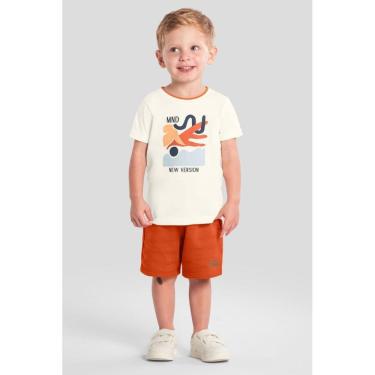 Imagem de Conjunto infantil menino estampado Mundi