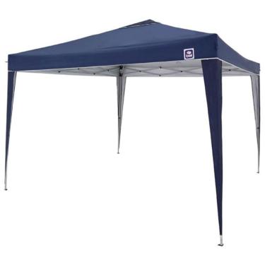 Imagem de Tenda Gazebo Dobrável 3m X 3m Poliéster Azul