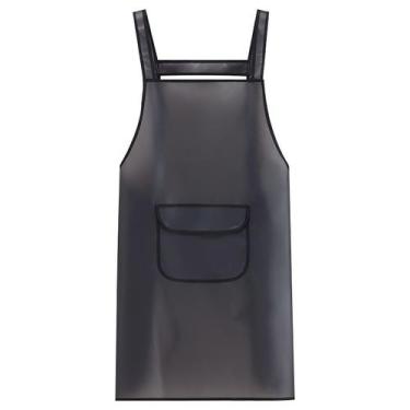 Imagem de Avental transparente TPU impermeável resistente a óleo unissex - Yiwei