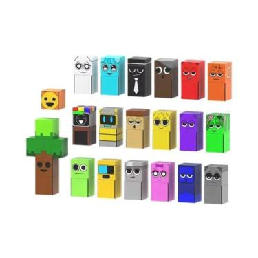 Imagem de Conjunto De Blocos Magnéticos Para Crianças Sprunki, Cubo Magnético Mu