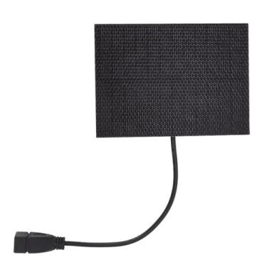 Imagem de Painel solar Alvinlite 5W 5V com USB para telefones, almofadas, bancos