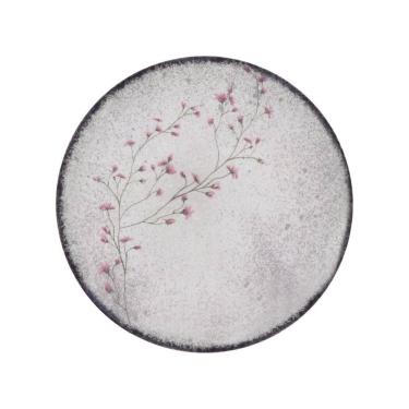 Imagem de Prato Raso Tramontina Floralis Porcelana Decorada 25cm Avulso Mesa Posta