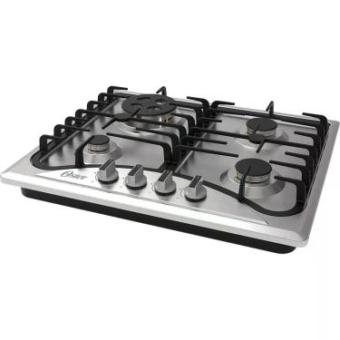 Imagem de Cooktop 4 Bocas a Gás Oster com Tripla Chama e Acendimento Automático Bivolt - OTOP601