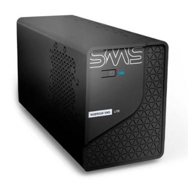 Imagem de Nobreak SMS Lite 1200S, 1200VA, 220V, Autonomia de 55Min, Preto - 0029204-Unissex