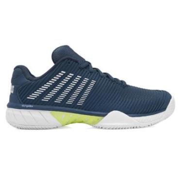 Imagem de Tênis Kswiss Hypercourt Express 2 Clay Azul e Branco Masculino-Masculino