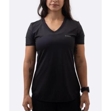 Imagem de Camiseta Dry Feminina Preta HUPI Smart-Feminino