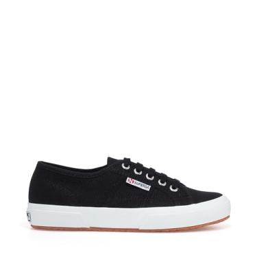 Imagem de Superga Tênis clássico unissex 2750 Cotu, Preto/Fwhite, 7 Women/5.5 Men