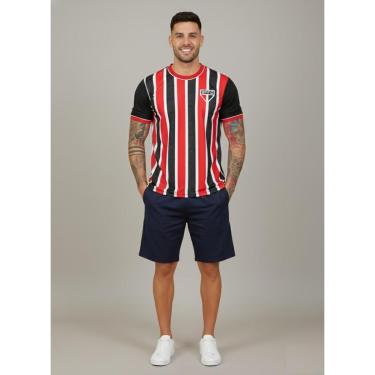 Imagem de Camisa Camiseta São Paulo SPFC Oficial Treino Masculina Tricolor-Masculino